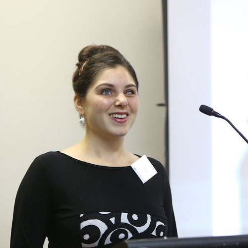 Photo of Nas Campanella in a black and white shirt