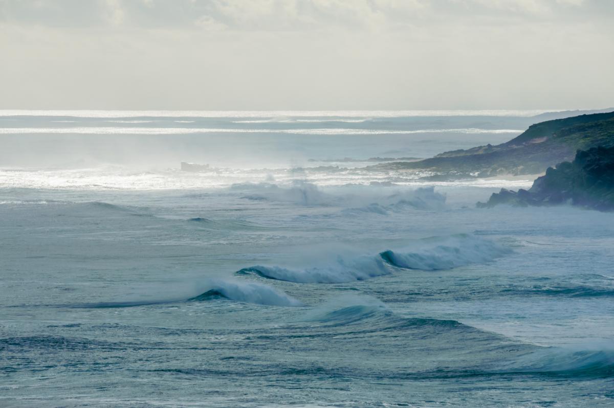 photo of ocean in a storm