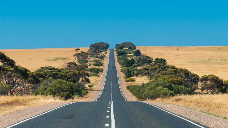 Photo of a country road