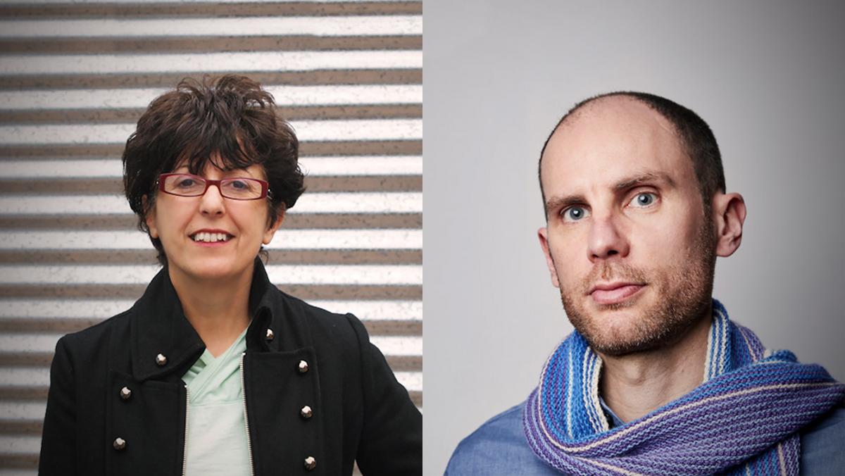 Head shot photos of Dr Teresa Crea and Dr Keir Winesmith