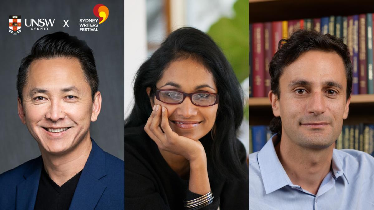 Shankari Chandran, Daniel Ghezelbash and Viet Thanh Nguyen
